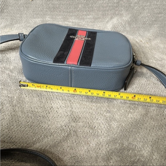 COACH Mini Jamie Camera Bag Blue With Varsity Stripe (CB868) MSRP 298 NWOT - Picture 8 of 12
